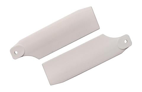 61mm Bright White Tail Rotor Blades - 450 Size #4022