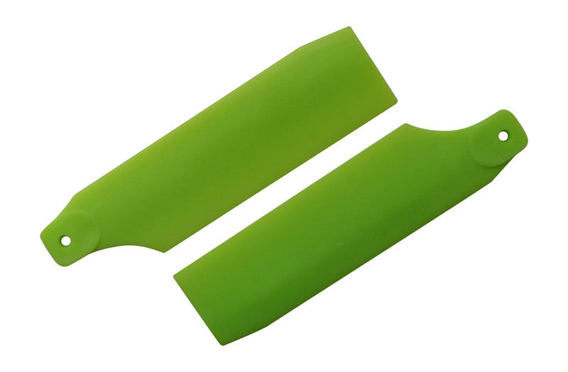 61mm Neon LimeTail Rotor Blades - 450 Size #4023