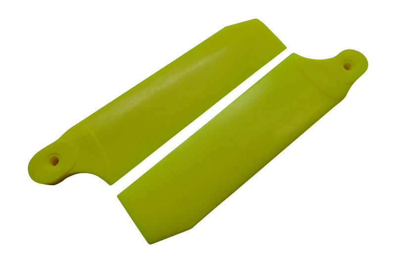 104mm Neon Yellow Extreme Edition Tail Rotor Blades - 700 Size #4080