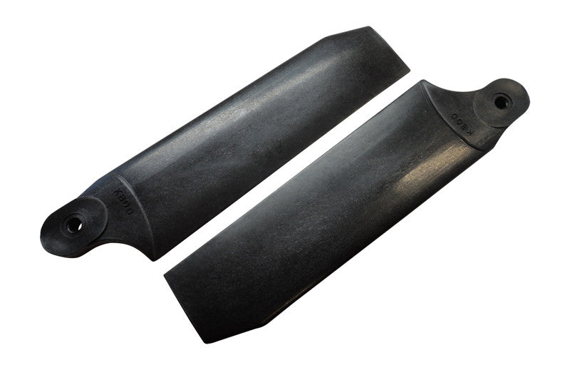 104mm Midnight Black Extreme Edition Tail Rotor Blades - 700 Size #4081