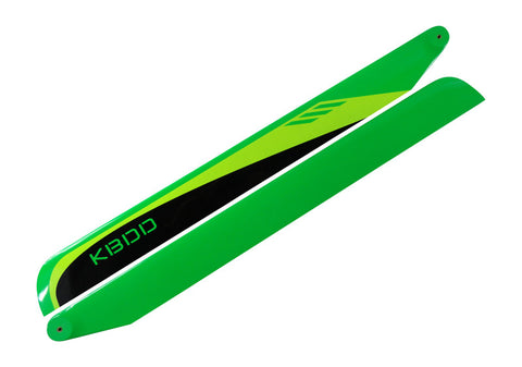 710mm Sport Black Carbon Fiber Main Rotor Blades